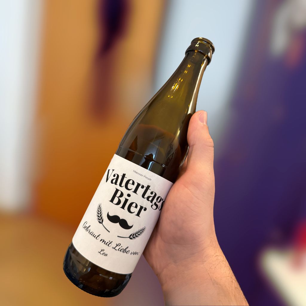 Bier-Sticker zum Vatertag